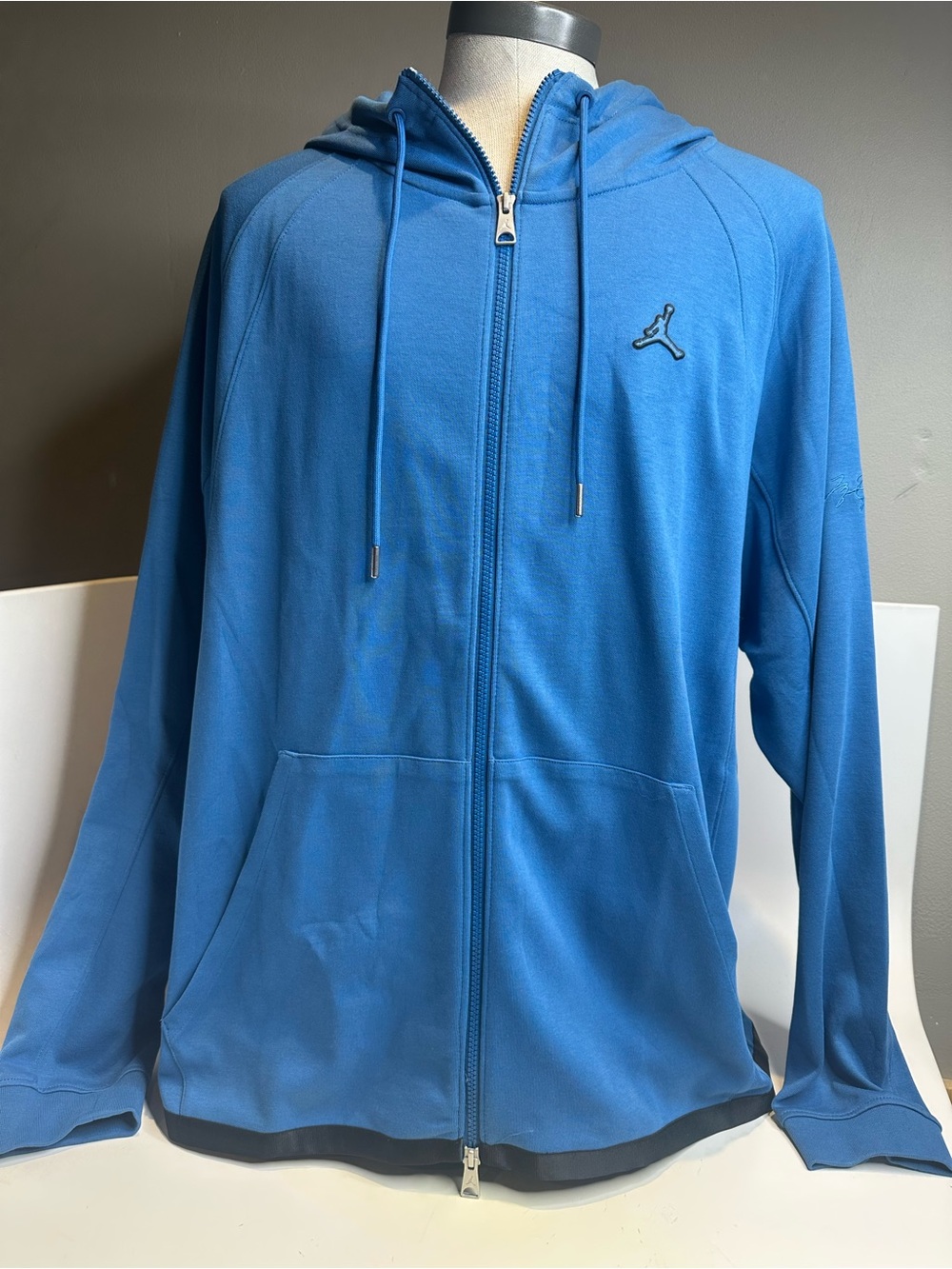 Jordan Men's Light Blue Full-Zip Hoodie Jacket